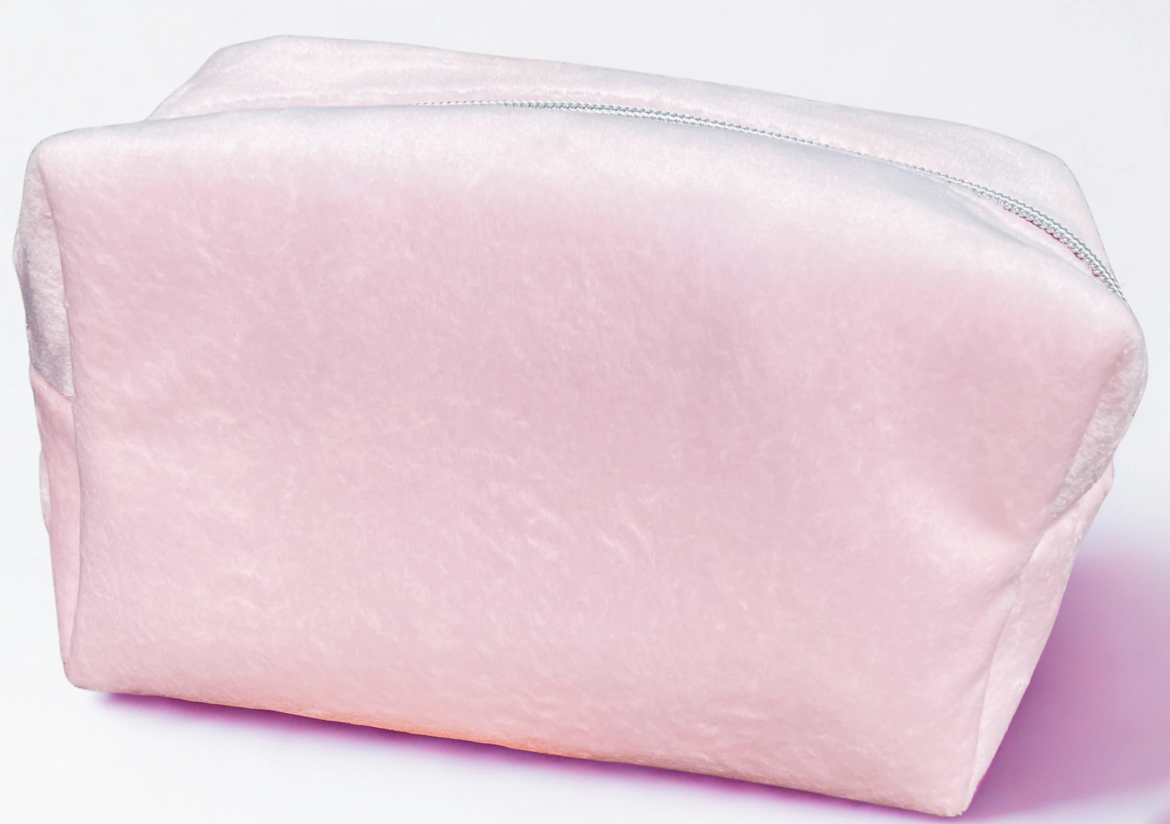 Furry Pink Makeup Bag