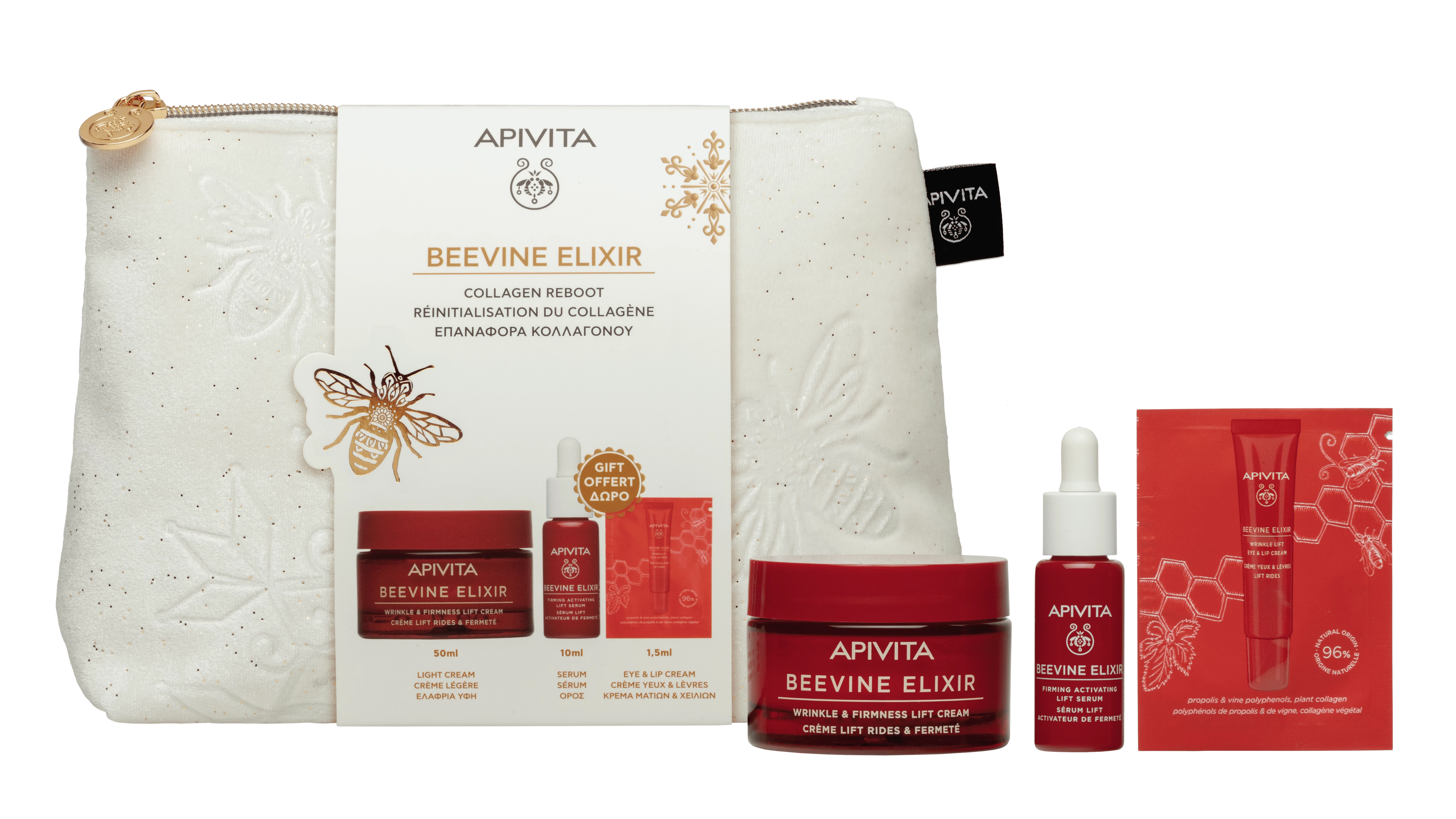 APIVITA Beevine Elixir Ránctalanító Neszesszer Light - 2025