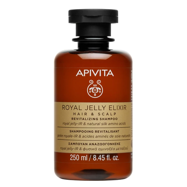 APIVITA Royal Jelly Elixir Haj és Fejbőr Revitalizáló Sampon (250ml)