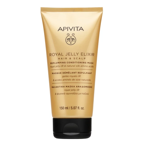 APIVITA Royal Jelly Elixir Replumping Haj és Fejbőr Kondícionáló Maszk (150ml)
