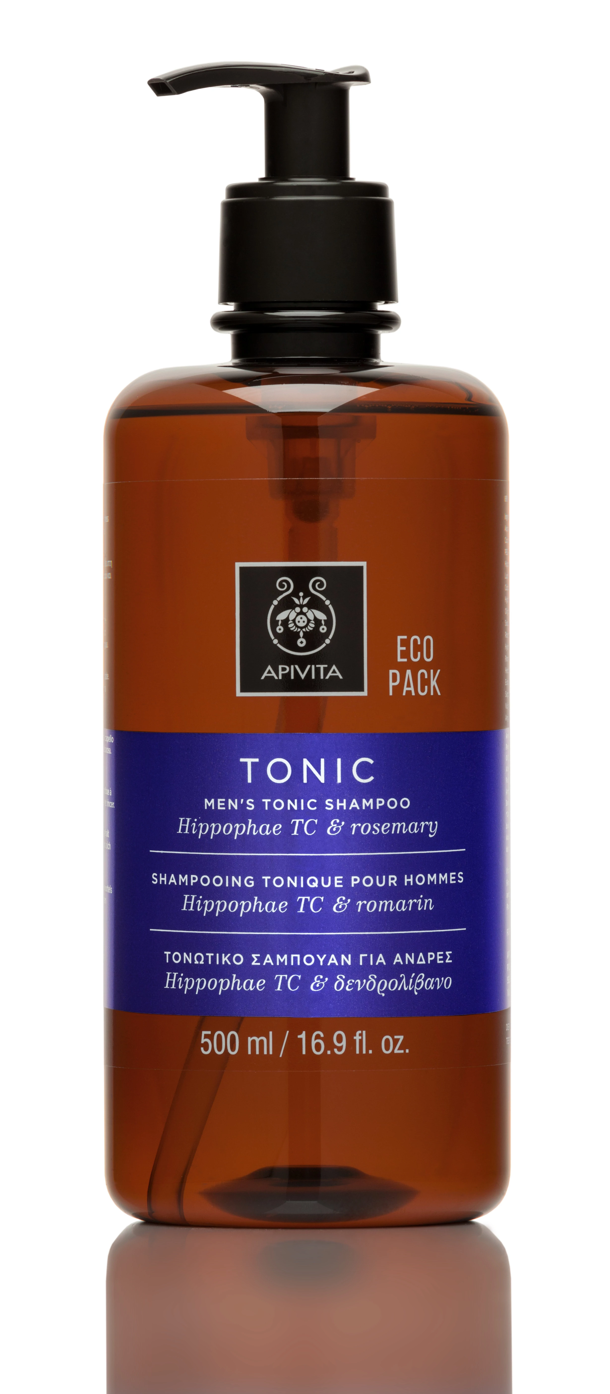 APIVITA Men's Tonic Sampon Hajhullás Ellen Férfiaknak ECO (500ml)