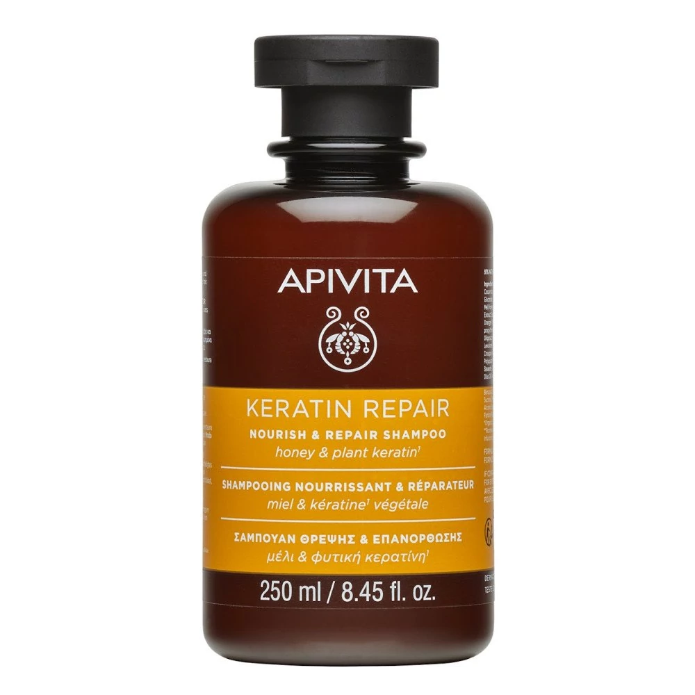 APIVITA Keratin Repair Sampon Száraz, Töredezett Hajra (250ml)
