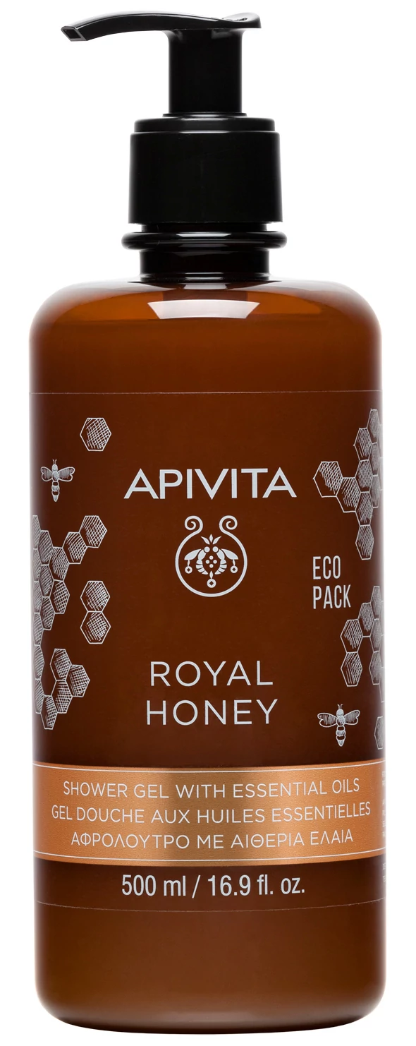APIVITA Royal Honey Tusfürdő Száraz Bőrre ECO (500ml)