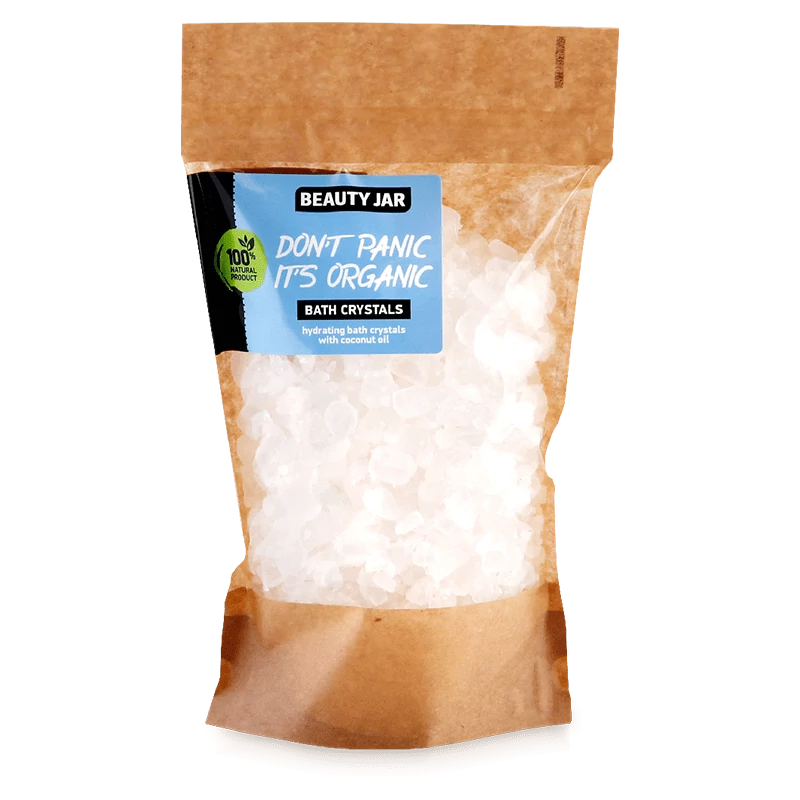 BEAUTY JAR Don't Panic It's Organic Hidratáló Fürdőkristály (600g)