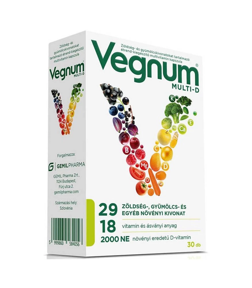 VEGNUM Multi-D Plusz Kapszula (30db)