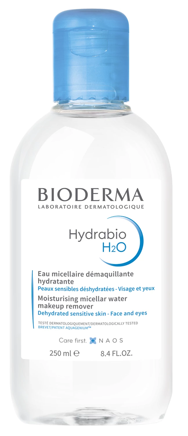 BIODERMA Hydrabio H2O Arc- és Sminklemosó Micellás Víz (250ml)