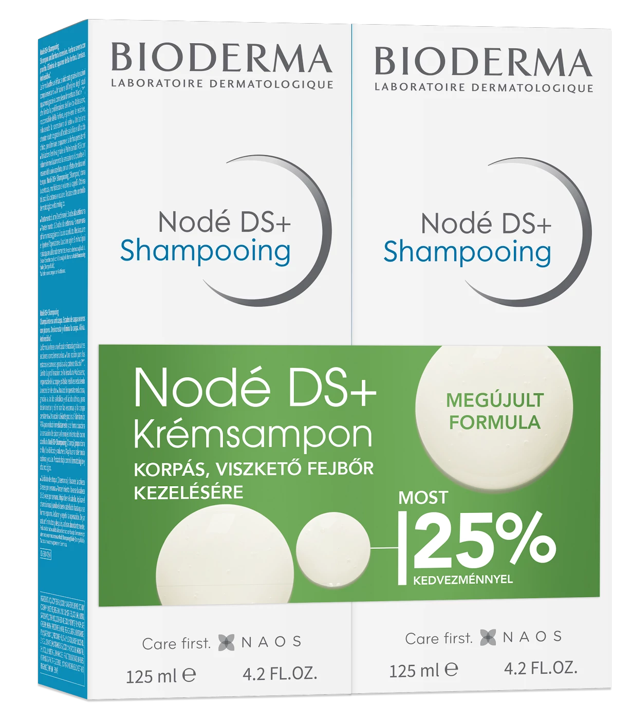 BIODERMA Nodé DS+ Krémsampon (2x125ml) DUOPACK