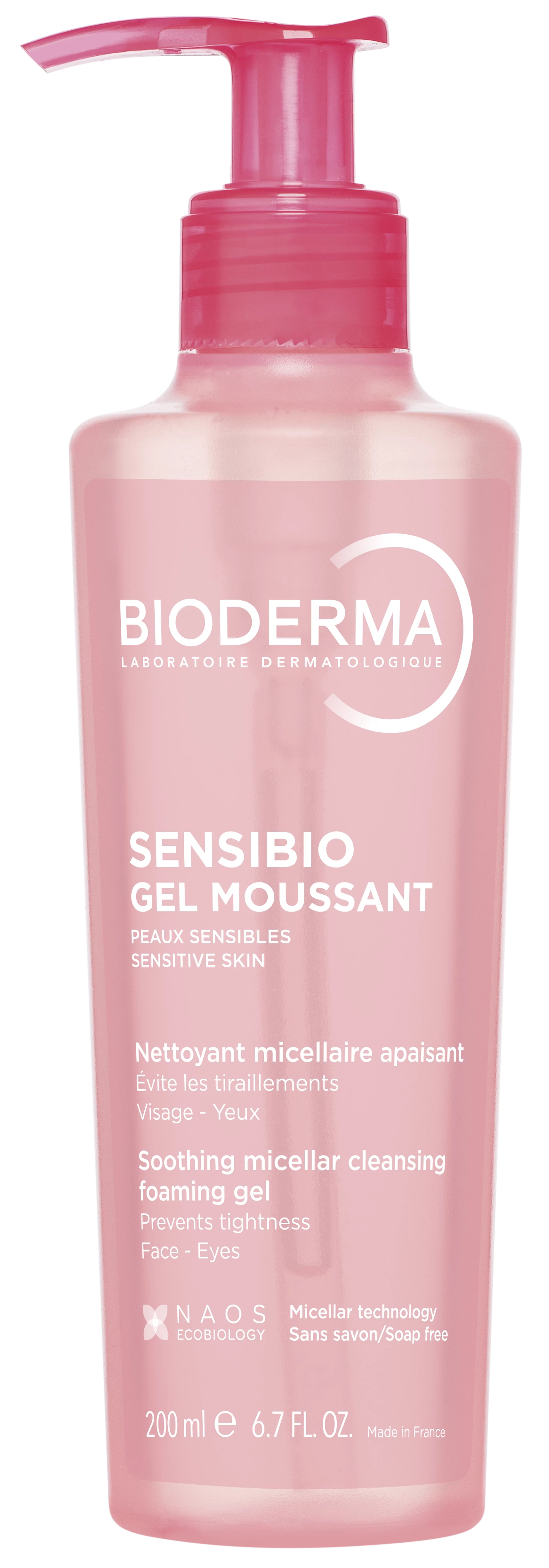 BIODERMA Sensibio Gél Moussant Gyengéd Tisztító Gél (200ml)