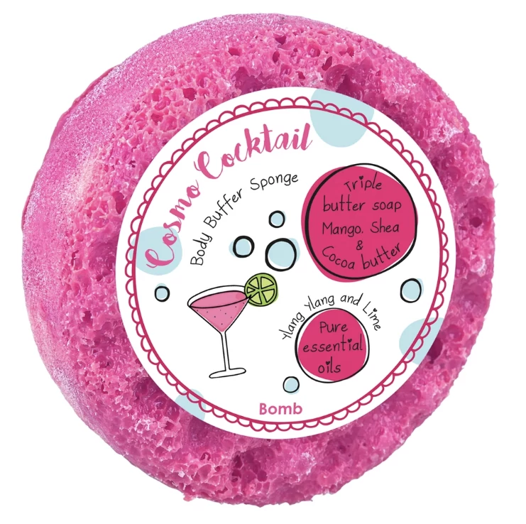 BOMB COSMETICS Cosmo Cocktail Szivacsos Tusoló Radírszappan (200g)