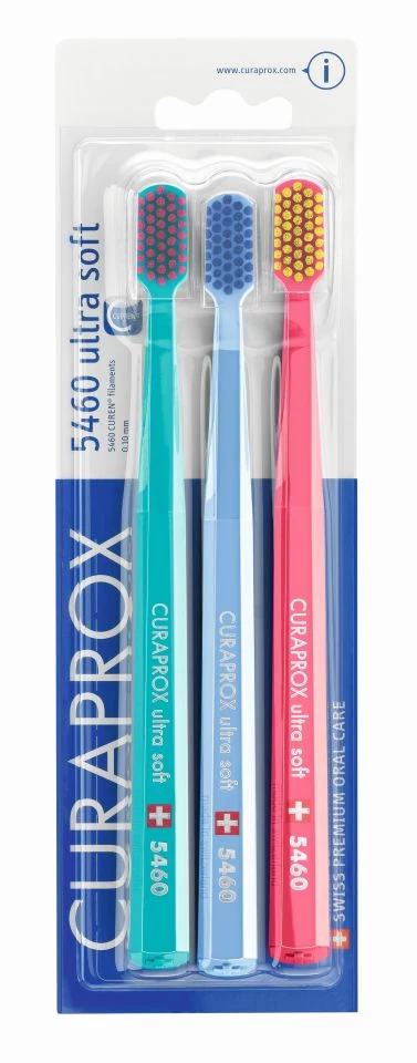 CURAPROX CS 5460 Ultra Soft Fogkefe Triopack