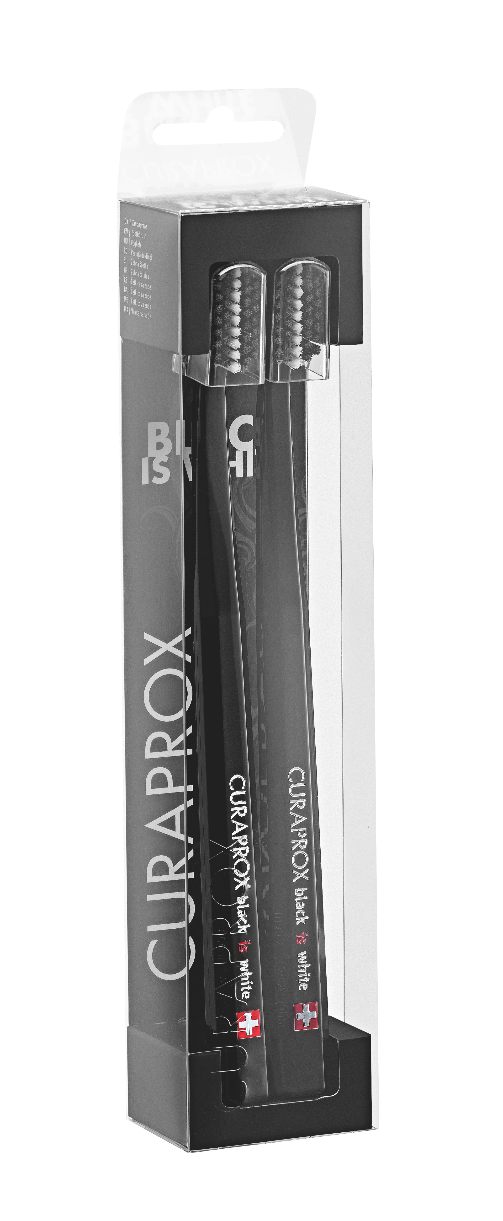 CURAPROX Black is White Fogkefe Duopack