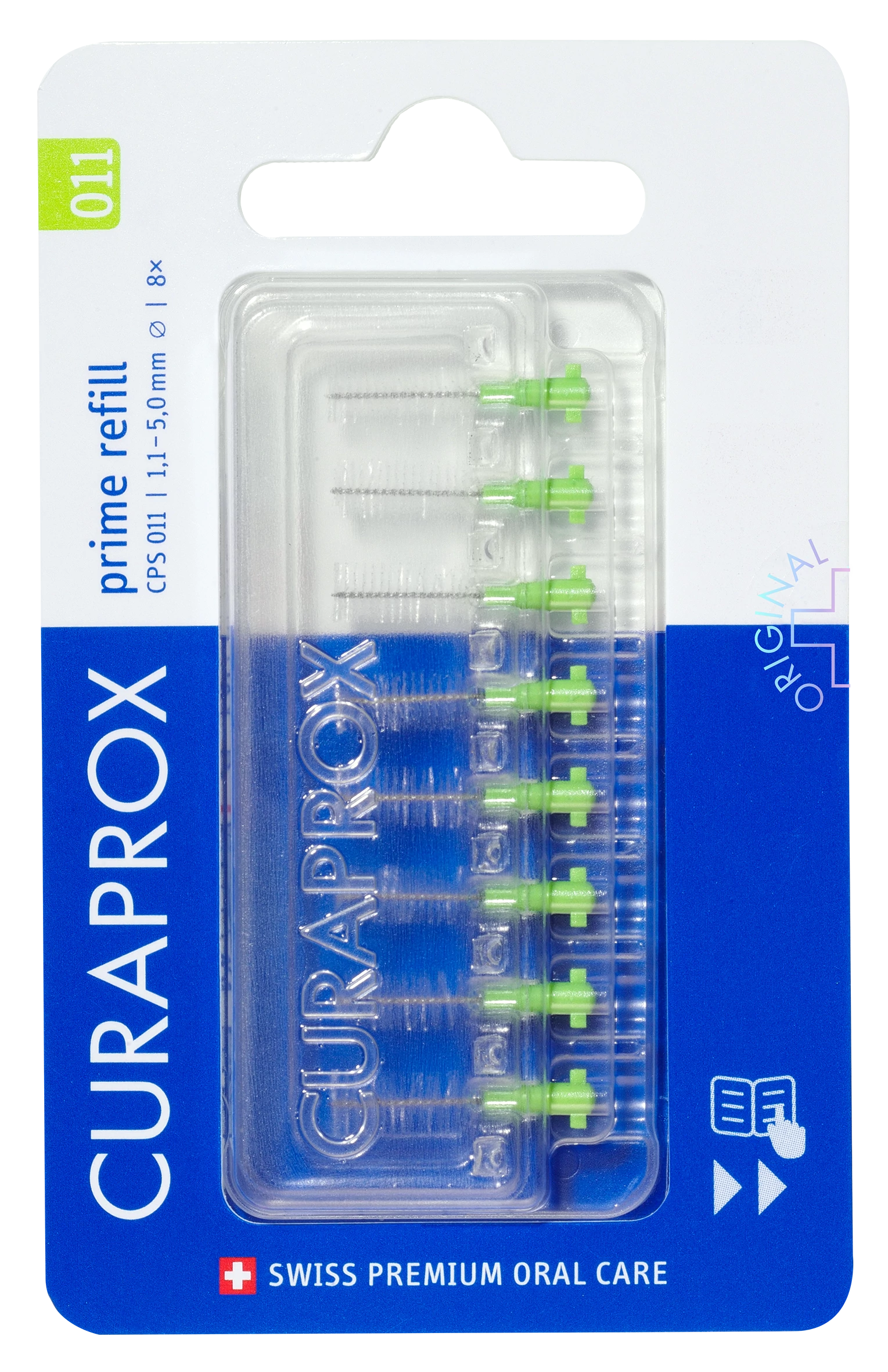 CURAPROX CPS 011 Prime Interdental Brush Refill (8 pcs)