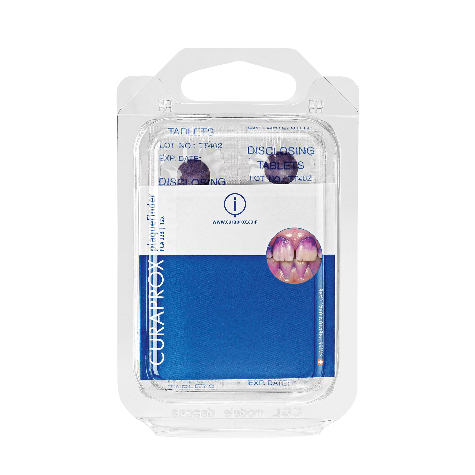 CURAPROX PCA 223 Kéttónusú Plakkfestő Tabletta (12 db)