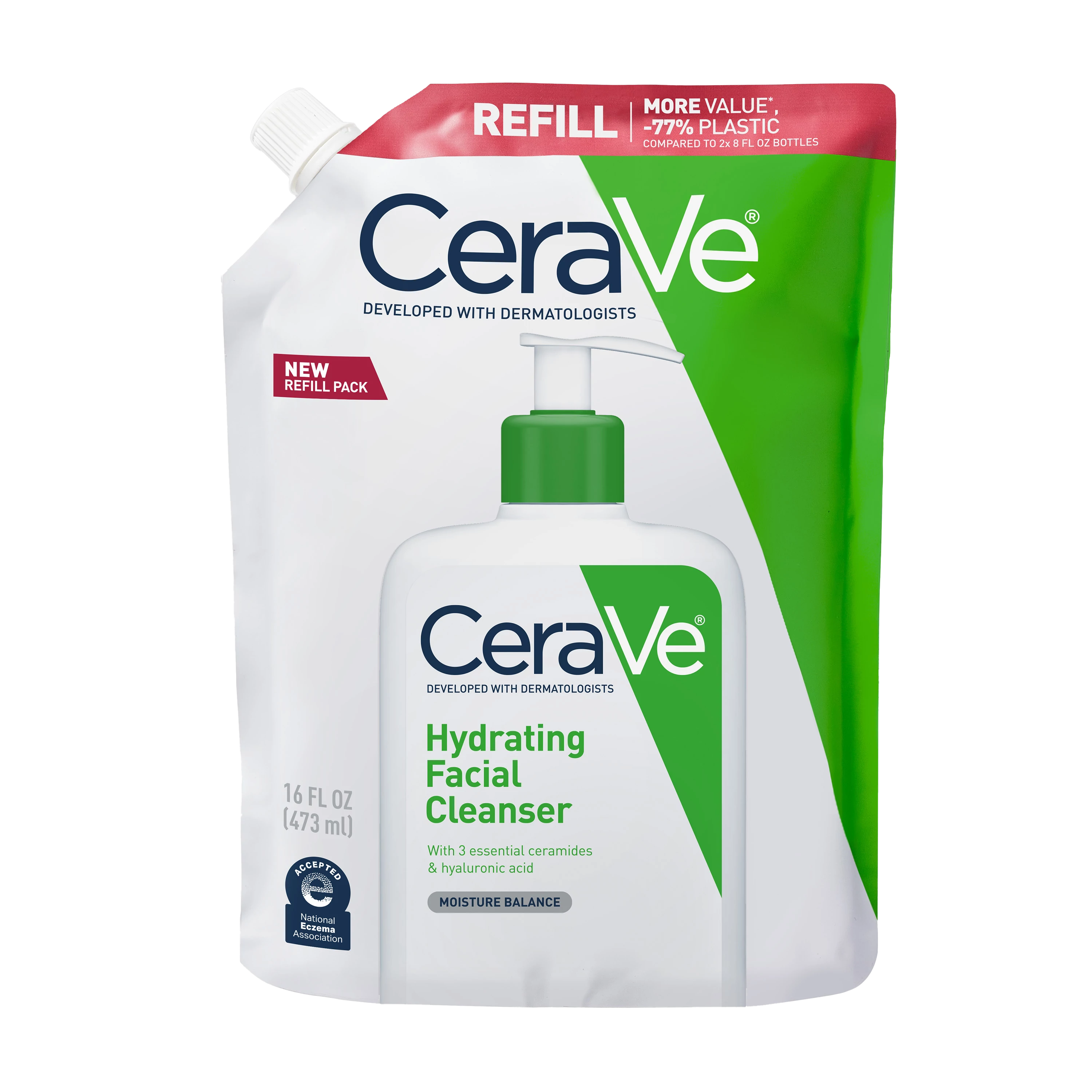 CERAVE Hidratáló Tisztító Krém (473ml) UTÁNTÖLTŐ