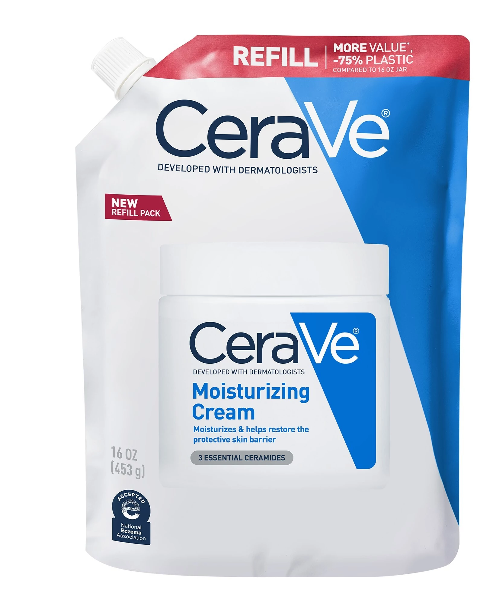 CERAVE Hidratáló Testápoló Krém (454g) UTÁNTÖLTŐ