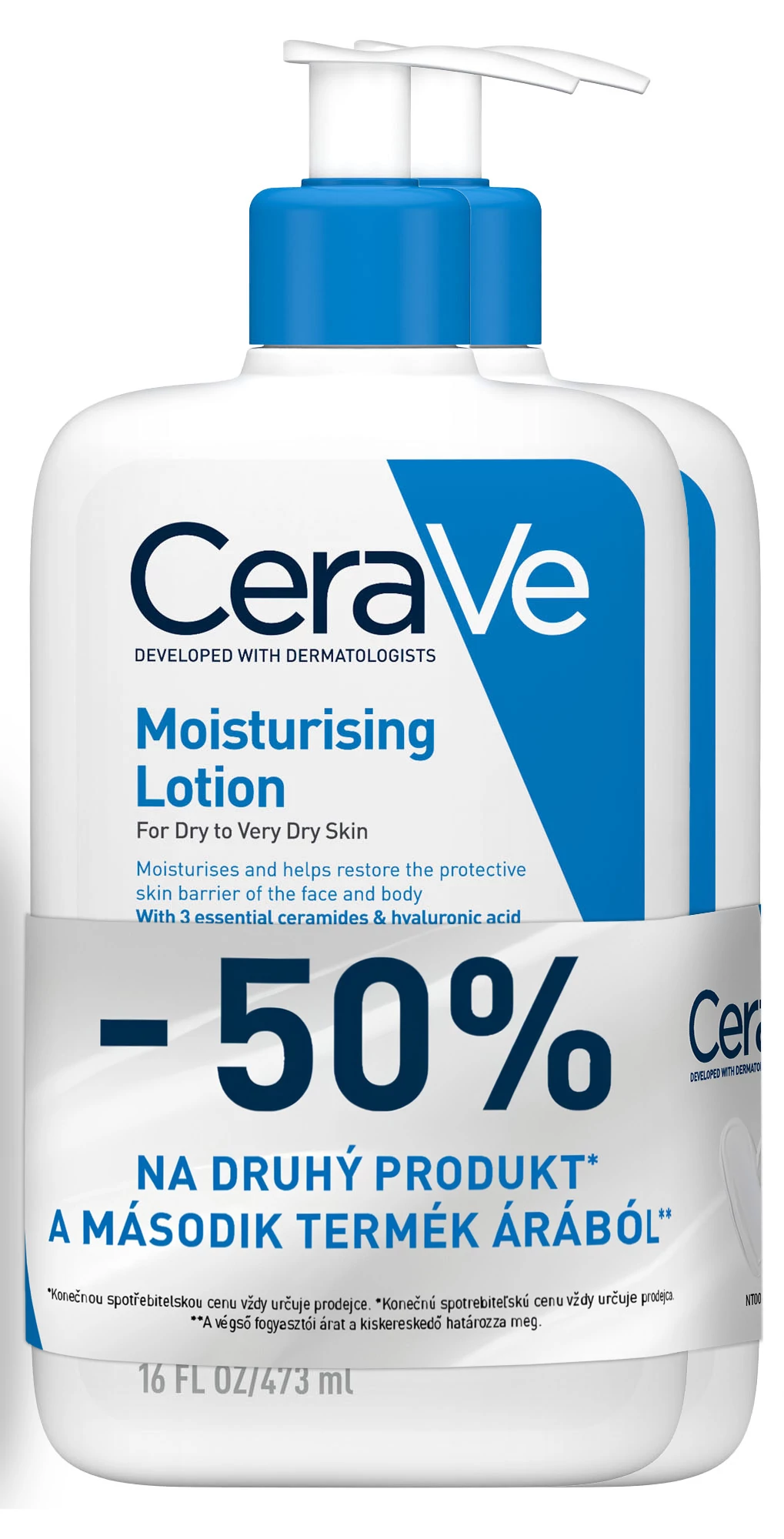 CERAVE Hidratáló Tej (2x473ml) DUOPACK