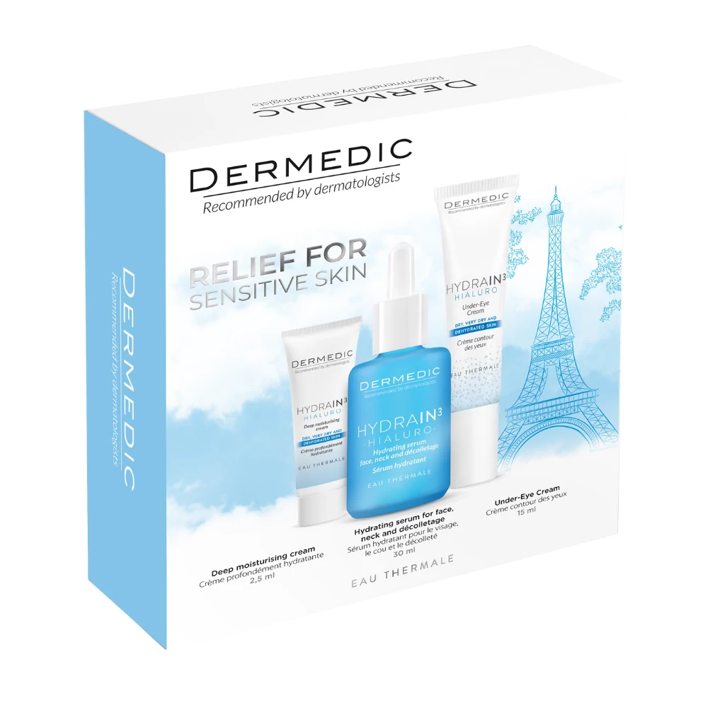 DERMEDIC Hydrain³ Hialuro Hydration Skincare Xmas Gift Set