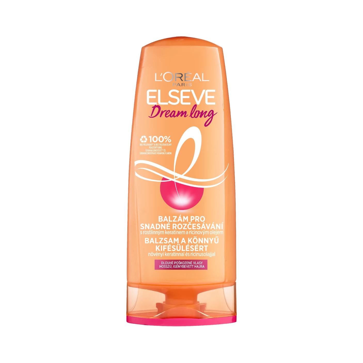L'ORÉAL PARIS Elseve Dream Long Balzsam Hosszú és Nagyon Hosszú Hajra (400ml)