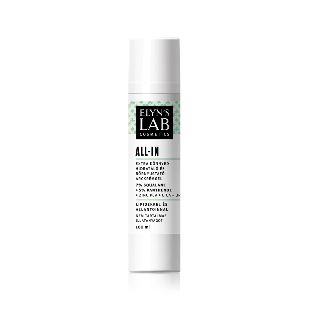 ELYN'S LAB All-In Extra Könnyed Hidratáló és Bőrnyugtató Arckrémgél (100ml)