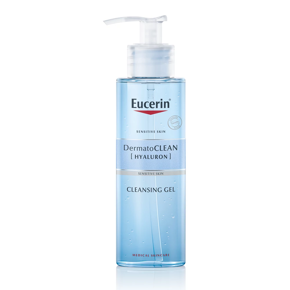 EUCERIN DermatoClean [Hyaluron] Deep Cleansing, Foaming Face Wash Gel (200ml)