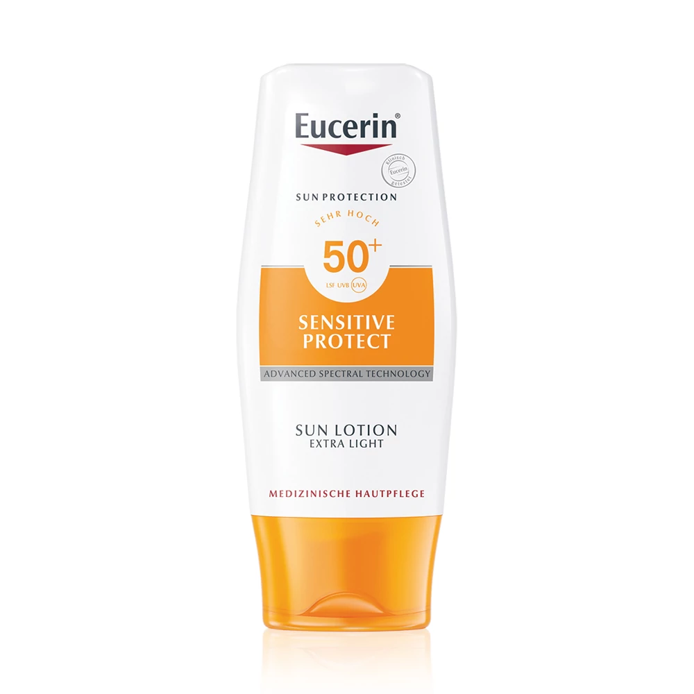 EUCERIN Sun Sensitive Protect Extra Könnyű Naptej SPF50+ (150ml)