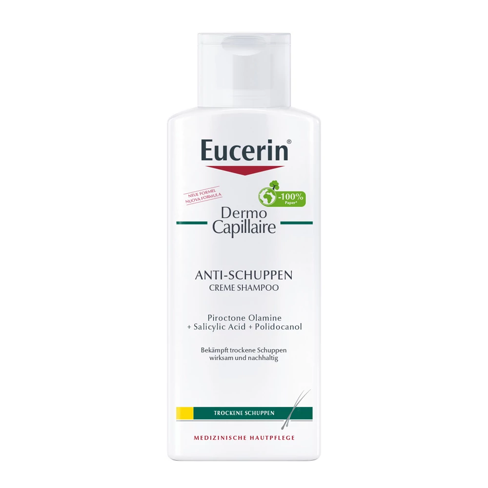 EUCERIN DermoCapillaire Korpásodás Elleni Sampon Száraz Korpára (250ml)
