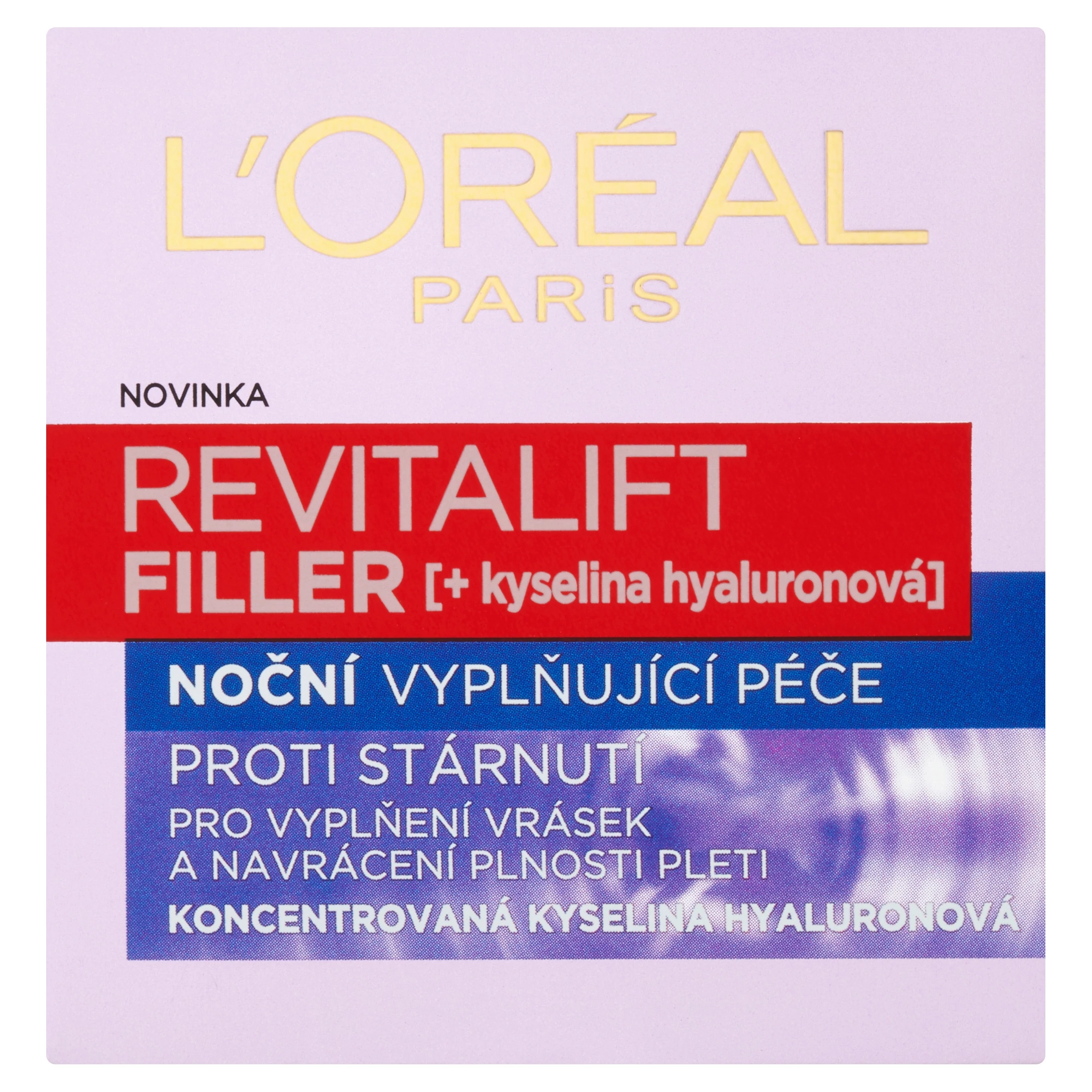 L'ORÉAL PARIS Revitalift Filler HA Éjszakai Arckrém (50ml)