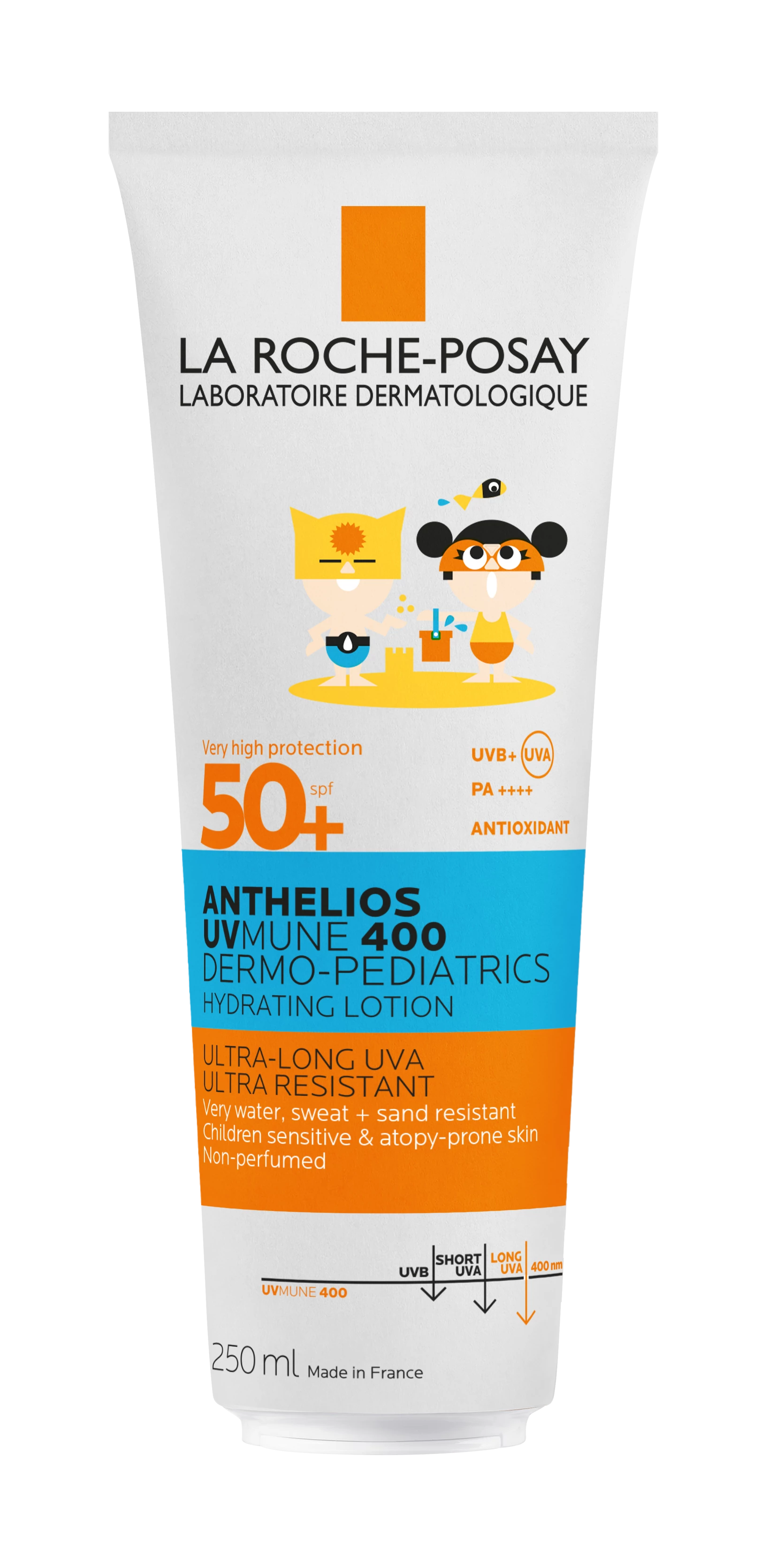 LA ROCHE-POSAY Anthelios UVMune 400 Dermo-Pediatrics Hydrating Lotion for Kids SPF50+ (250ml)