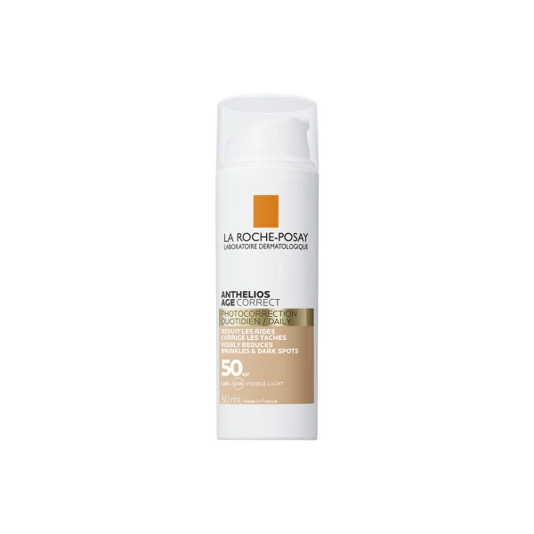 LA ROCHE-POSAY Anthelios Age Correct Napvédő Krém SPF50+ Színezett (50ml)