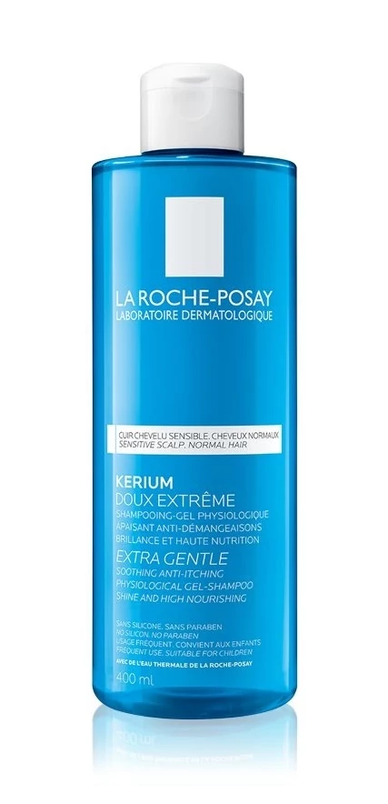 LA ROCHE-POSAY Kerium Extra Kímélő Fiziológiás Sampon Érzékeny Fejbőrre (400ml)