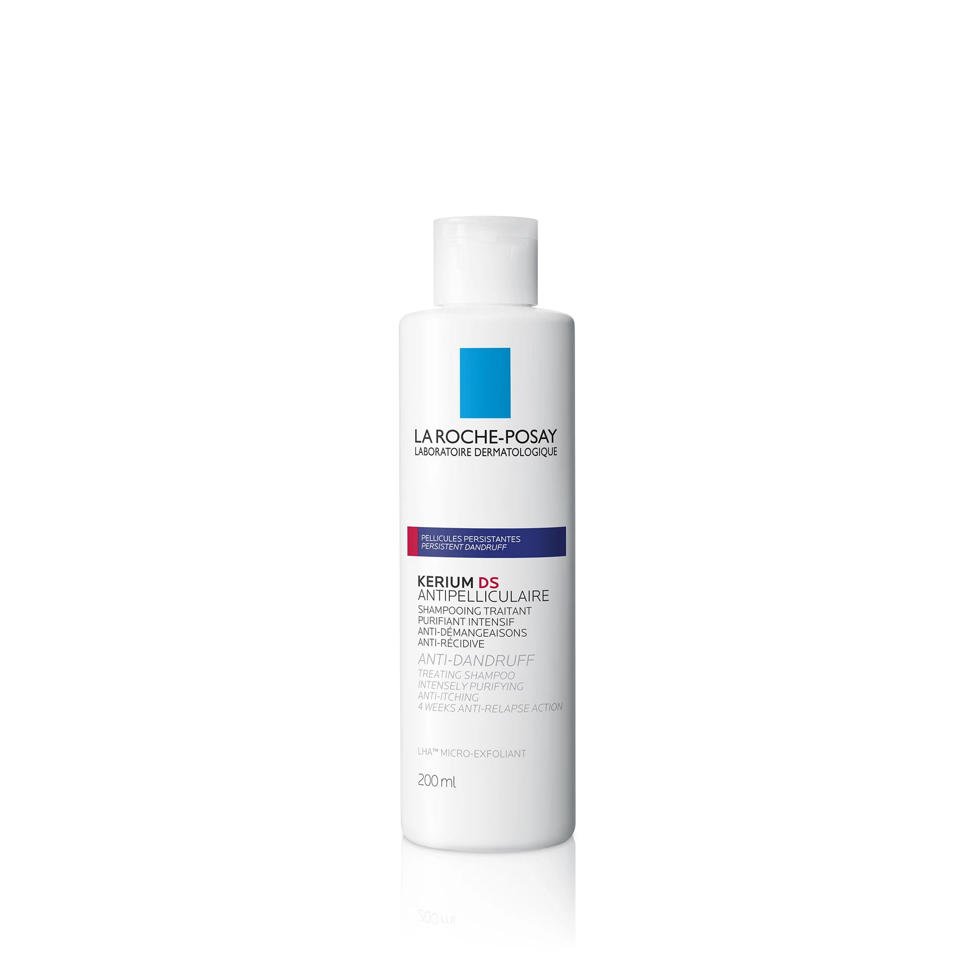 LA ROCHE-POSAY Kerium DS Korpásodás Elleni Mikrohámlasztó Intenzív Sampon Ápolás (200ml)