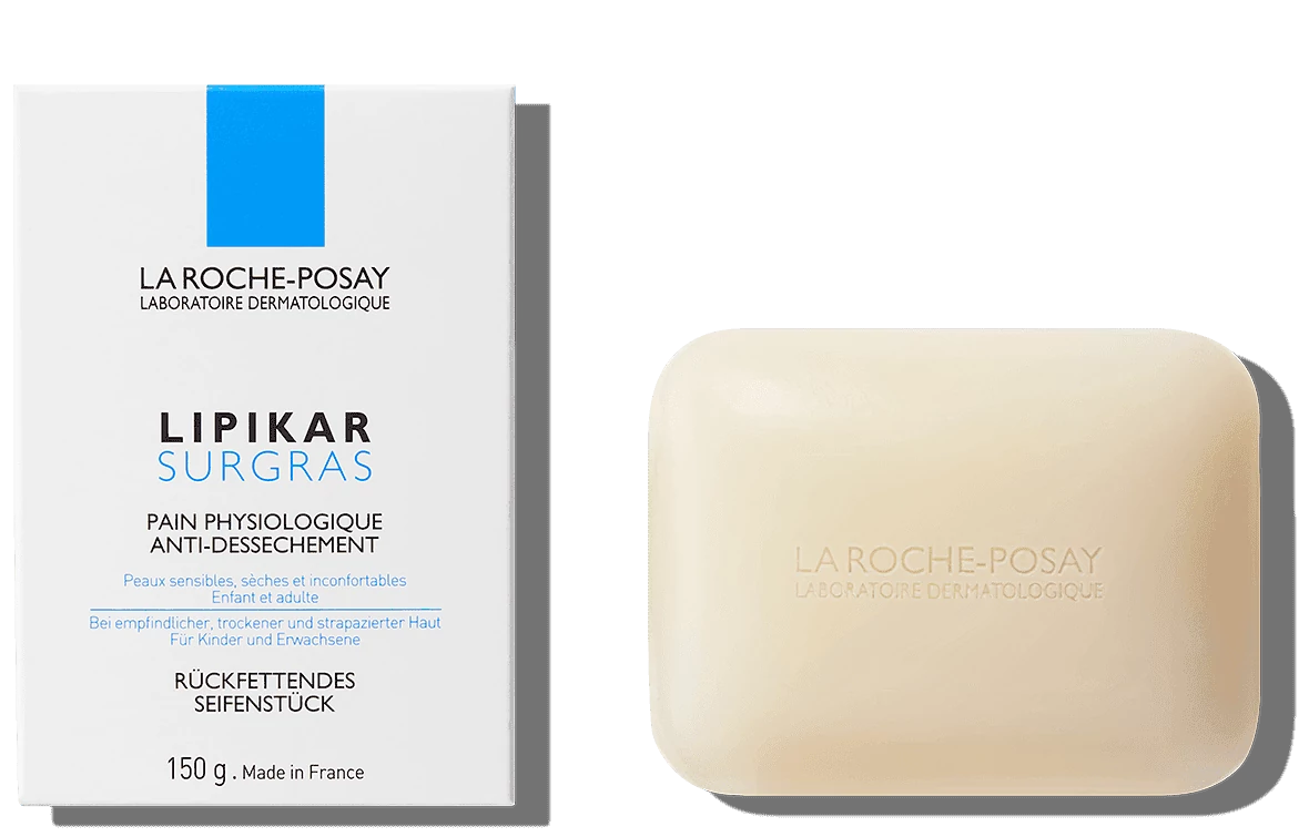 LA ROCHE-POSAY Lipikar Surgras Szappan Száraz, Nagyon Száraz Bőrre (150g)