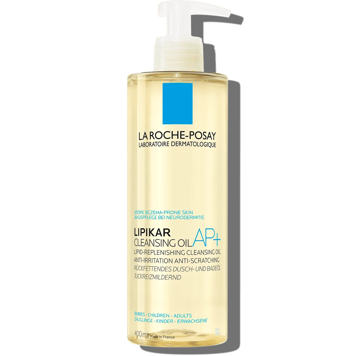 LA ROCHE-POSAY Lipikar AP+ Bőrpuhító Tisztító Olaj Irritáció Ellen (400ml)