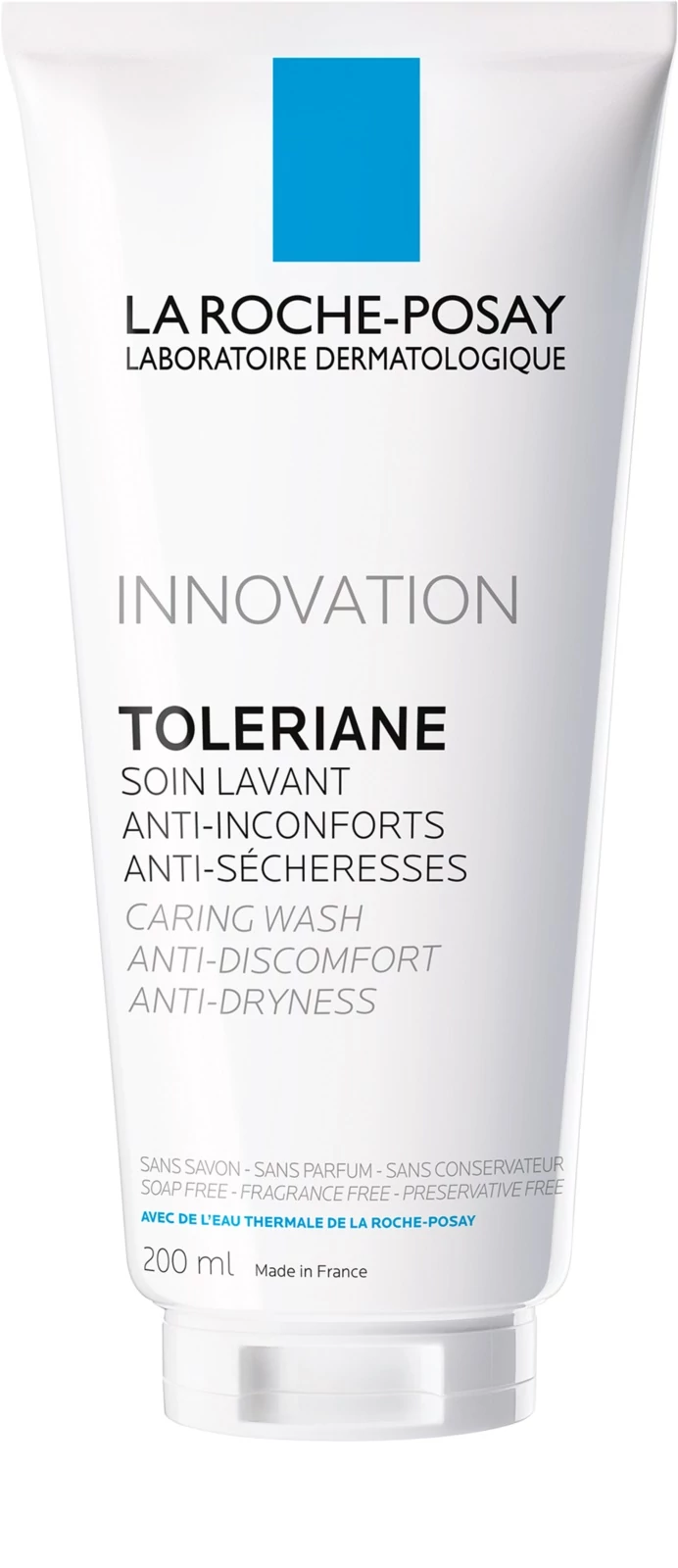 LA ROCHE-POSAY Toleriane Komfortérzetet Adó Arctisztító Krém Bőrszárazság Ellen (200ml)
