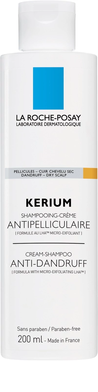 LA ROCHE-POSAY Kerium Krém-Sampon Száraz, Korpás Hajra (200ml)
