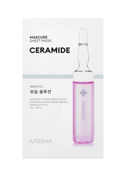 MISSHA Mascure Moisture Barrier Ceramid Fátyolmaszk