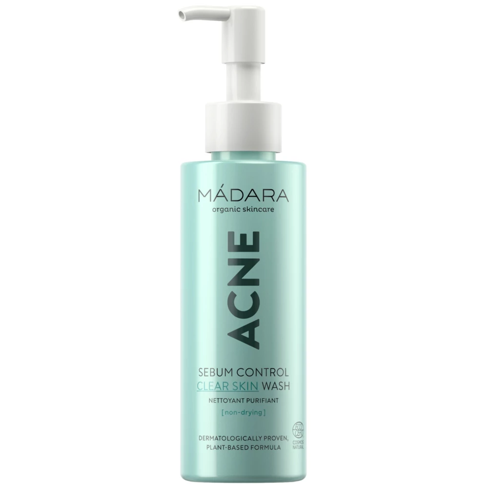 MÁDARA Acne Sebum Control Clear Skin Arclemosó Pattanásos Bőrre (140ml)