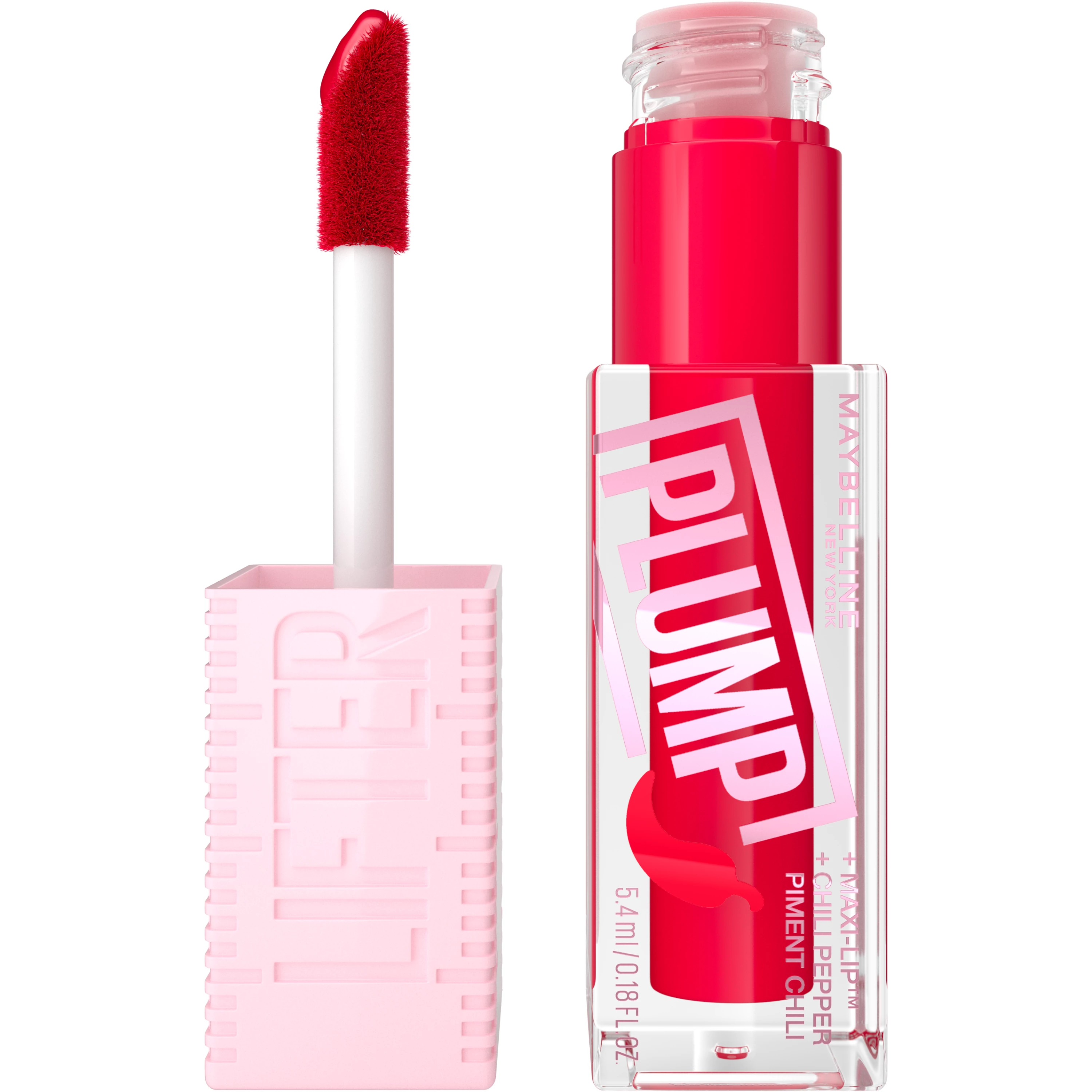 MAYBELLINE Lifter Plump 004 Red Flag Szájfény (5,4ml)