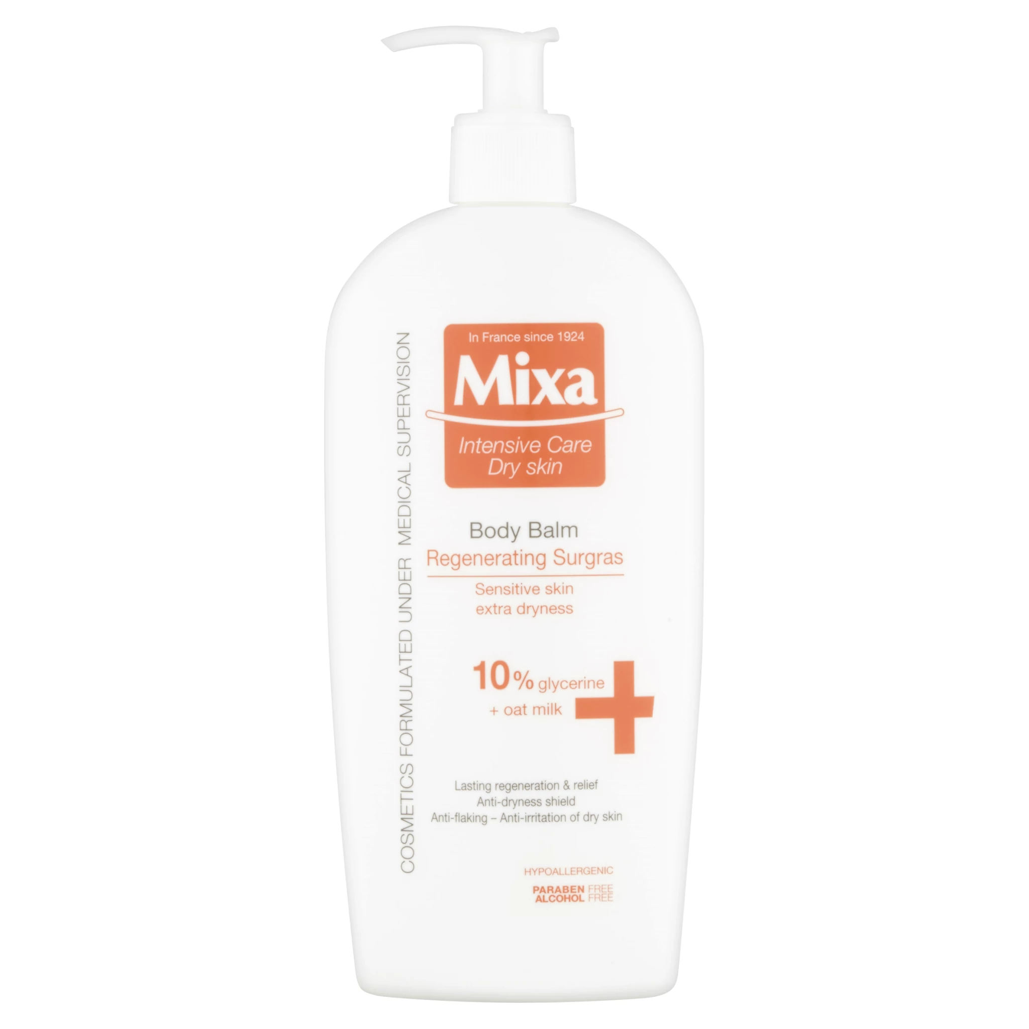 MIXA Repairing Surgras Tápláló Testápoló Krém Nagyon Száraz és Érzékeny Bőrre (400ml)