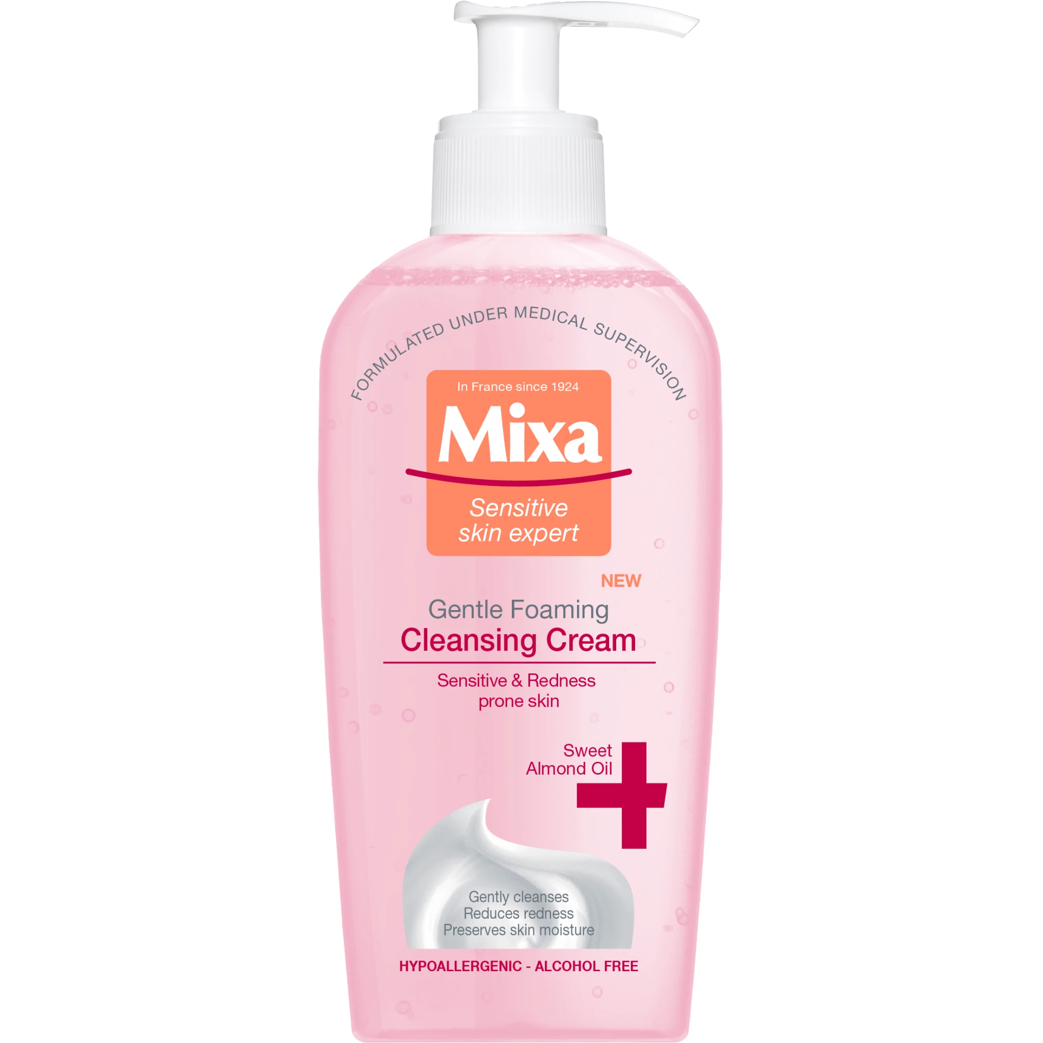 MIXA Anti-Redness Gyengéd Habzó Arctisztító (200ml)