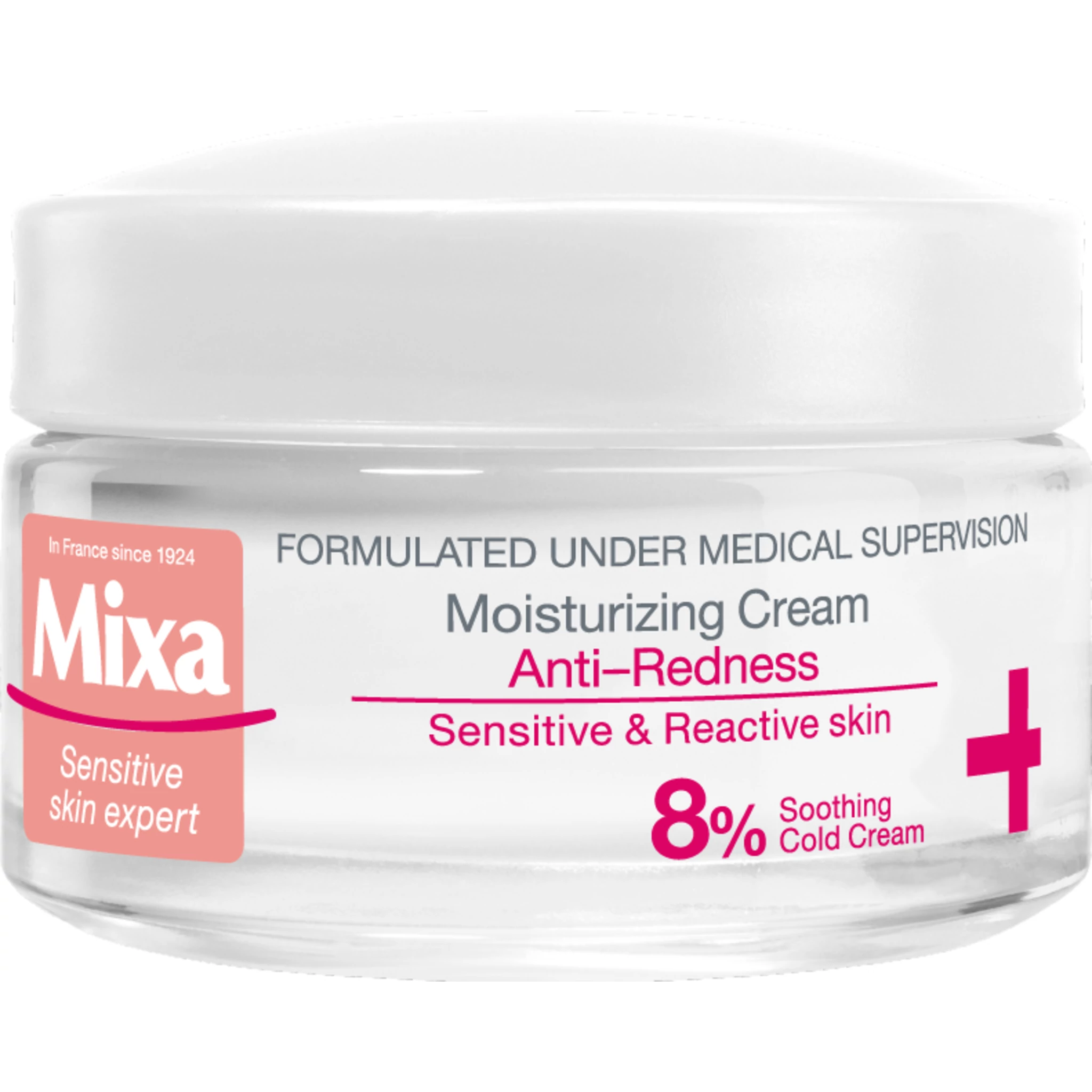 MIXA Anti-Redness Hidratáló Krém Érzékeny, Bőrpírra Hajlamos Bőrre (50ml)