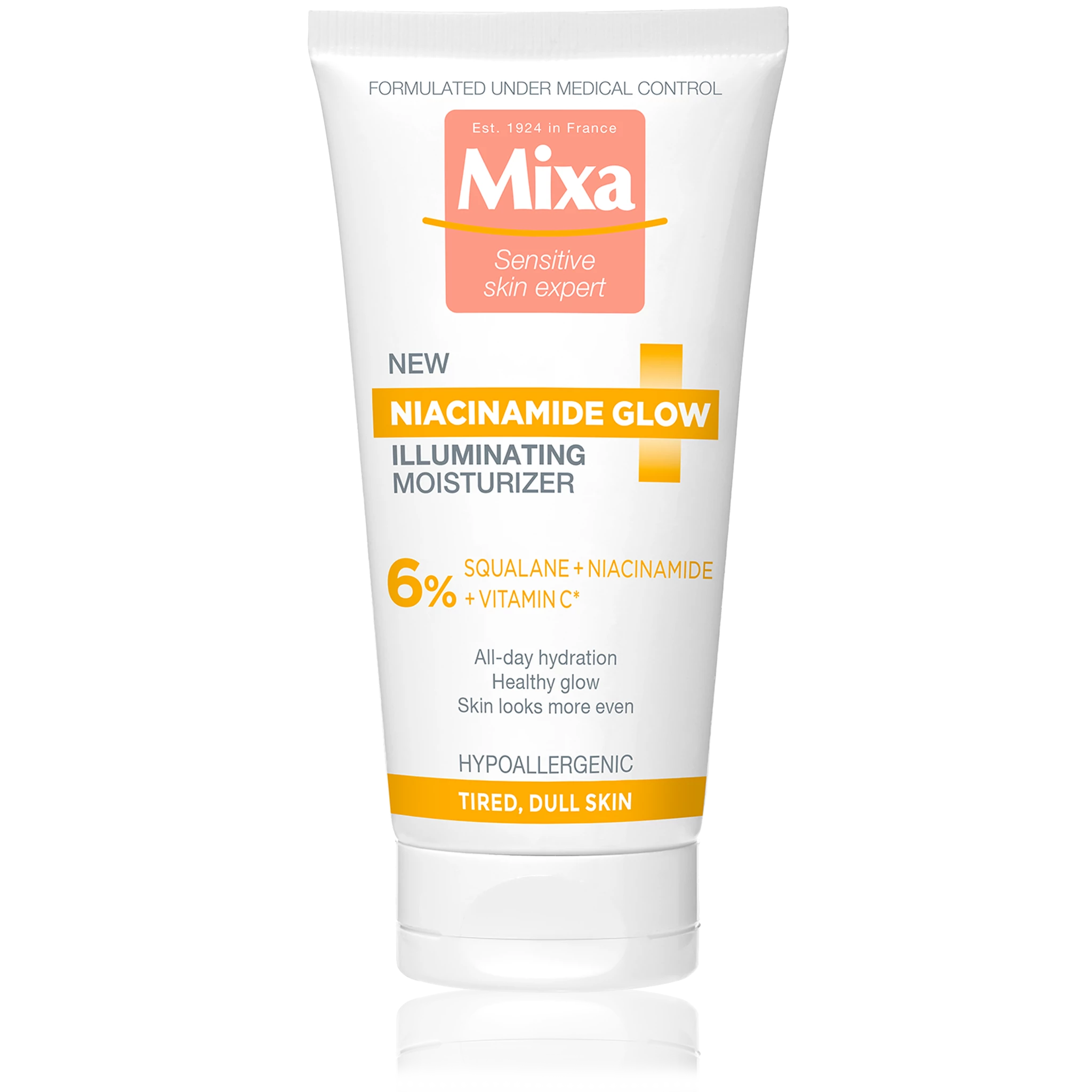 MIXA Niacinamide Glow Ragyogásfokozó Arckrém (50ml)