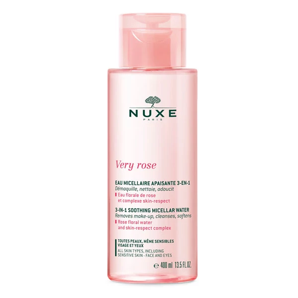 NUXE Very Rose 3 az 1-ben Hidratáló Micellás Víz Normál és Kombinált Bőrre (400ml)
