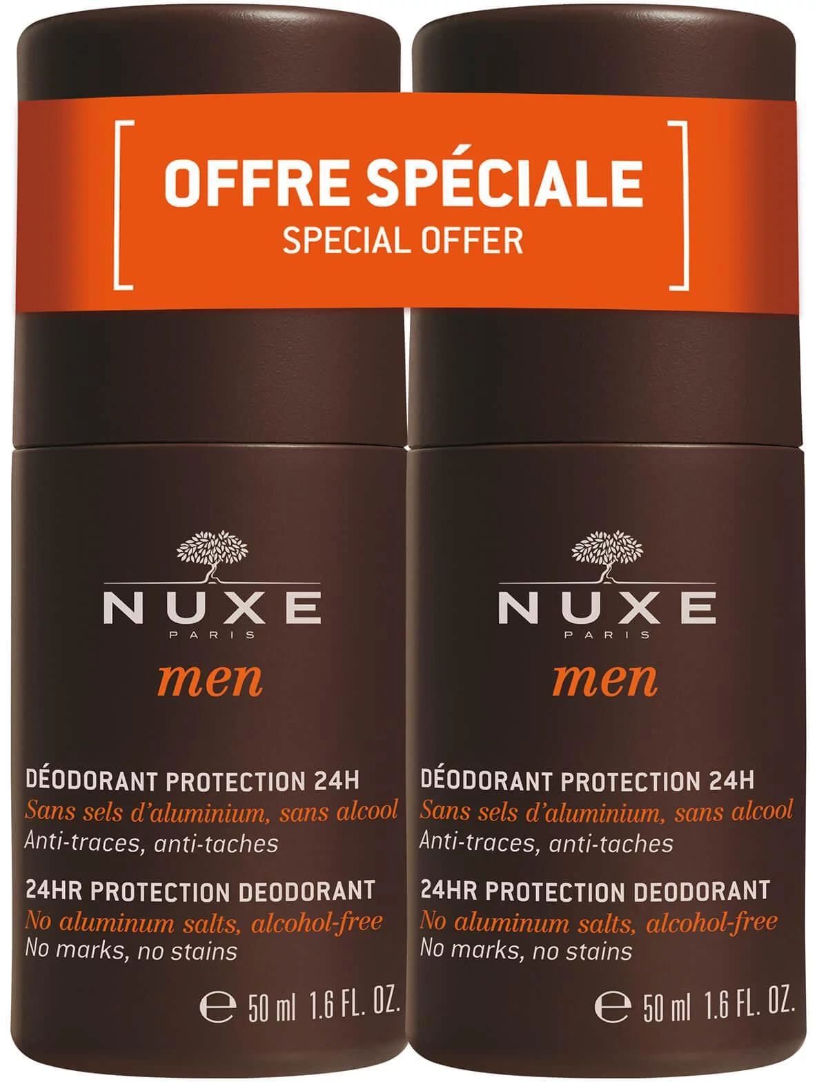 NUXE Men Golyós Dezodor Duo (2x50ml) LIMITÁLT