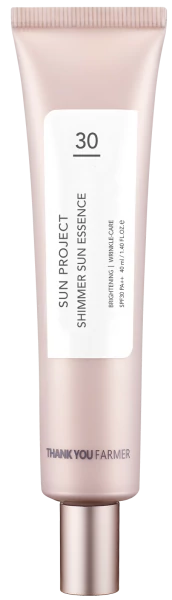 THANK YOU FARMER Sun Project Shimmer Sun Essence Sun Cream (40ml)