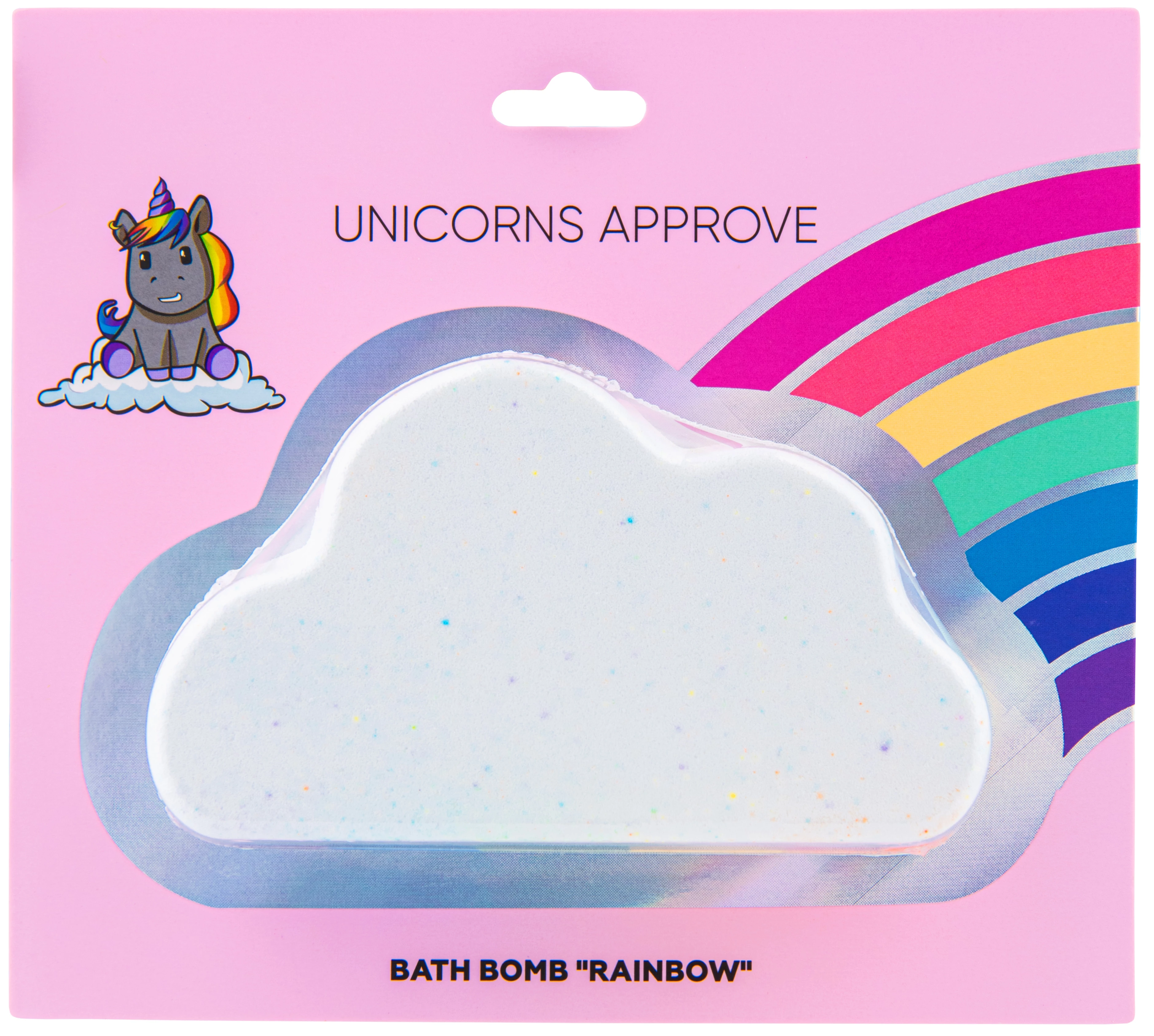 UNICORNS APPROVE Fürdőbomba Szivárvány (140g)