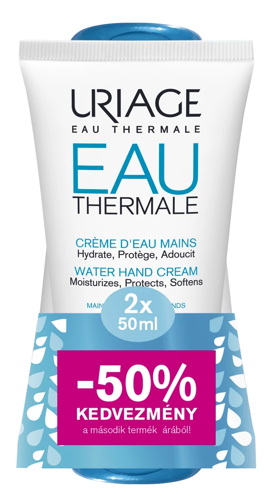URIAGE Eau Thermale Kézkrém DUOPACK (2x50ml)