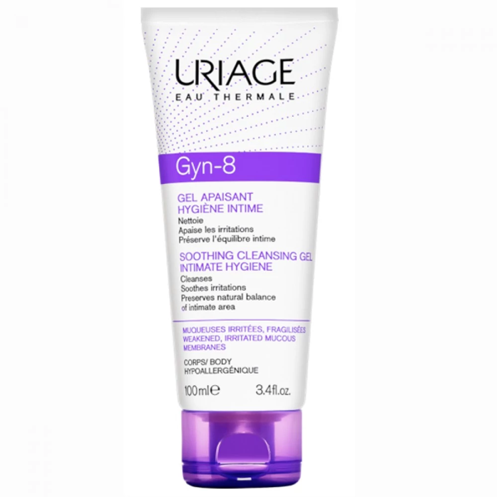 URIAGE Gyn-8 Nyugtató Intim Mosakodó Gél (100ml)