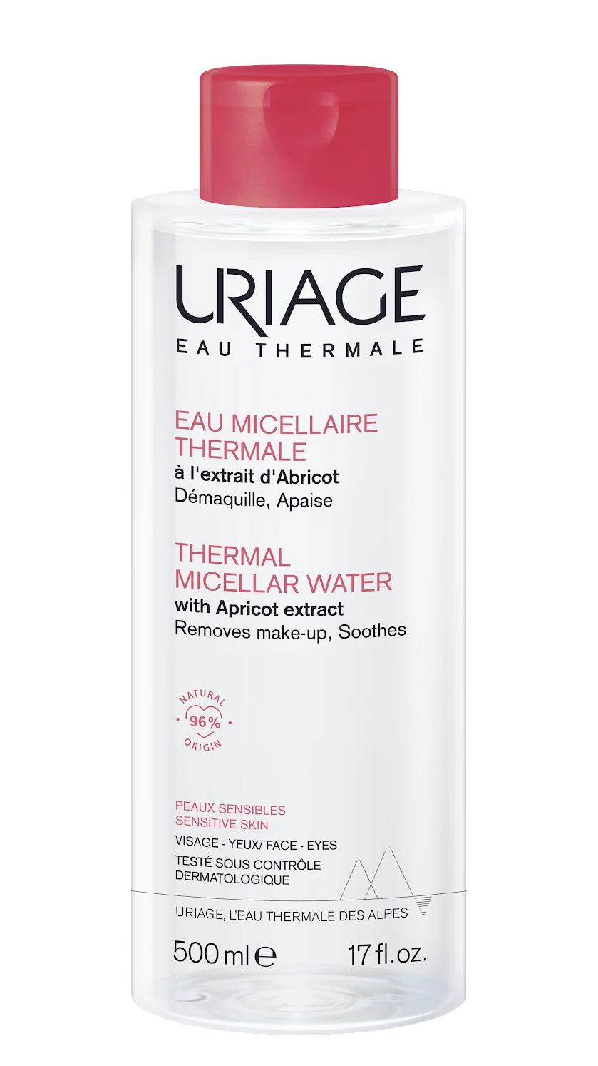 URIAGE Termal Micellar Face Cleanser for Sensitive Skin (500ml)