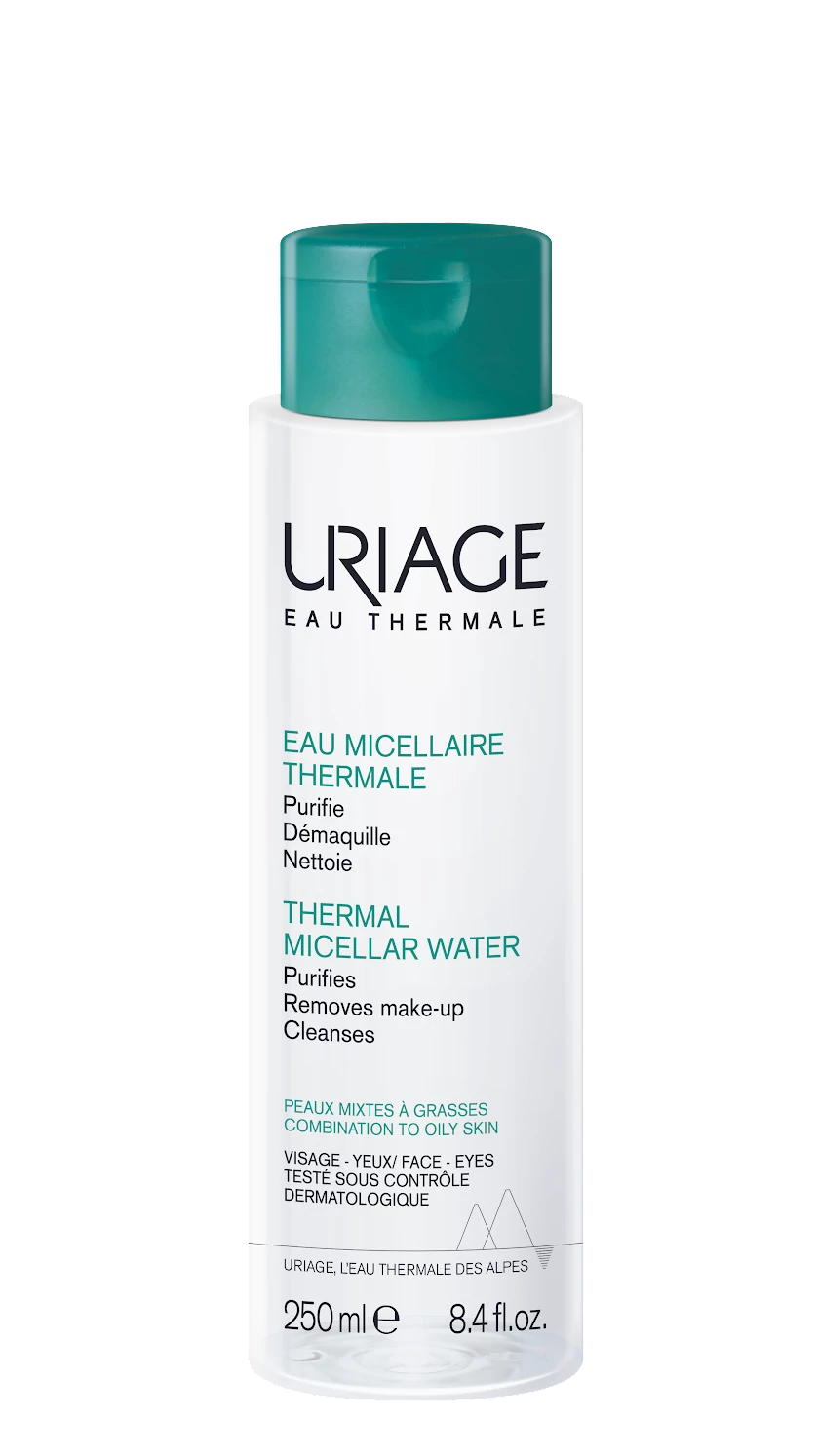 URIAGE Termál Micellás Arctisztító Zsíros vagy Kombinált Bőrre (250ml)
